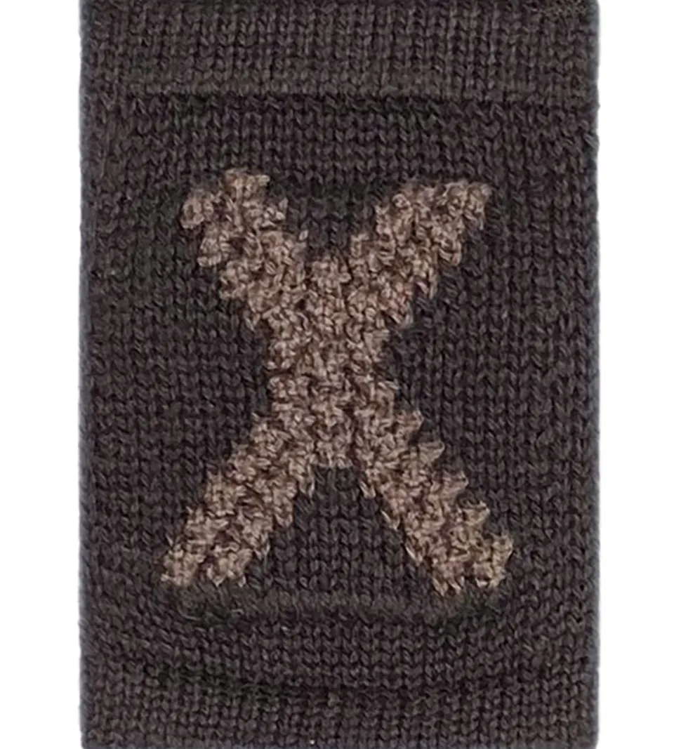 Smallstuff Strikket Bogstav - X - Natur Alfabet