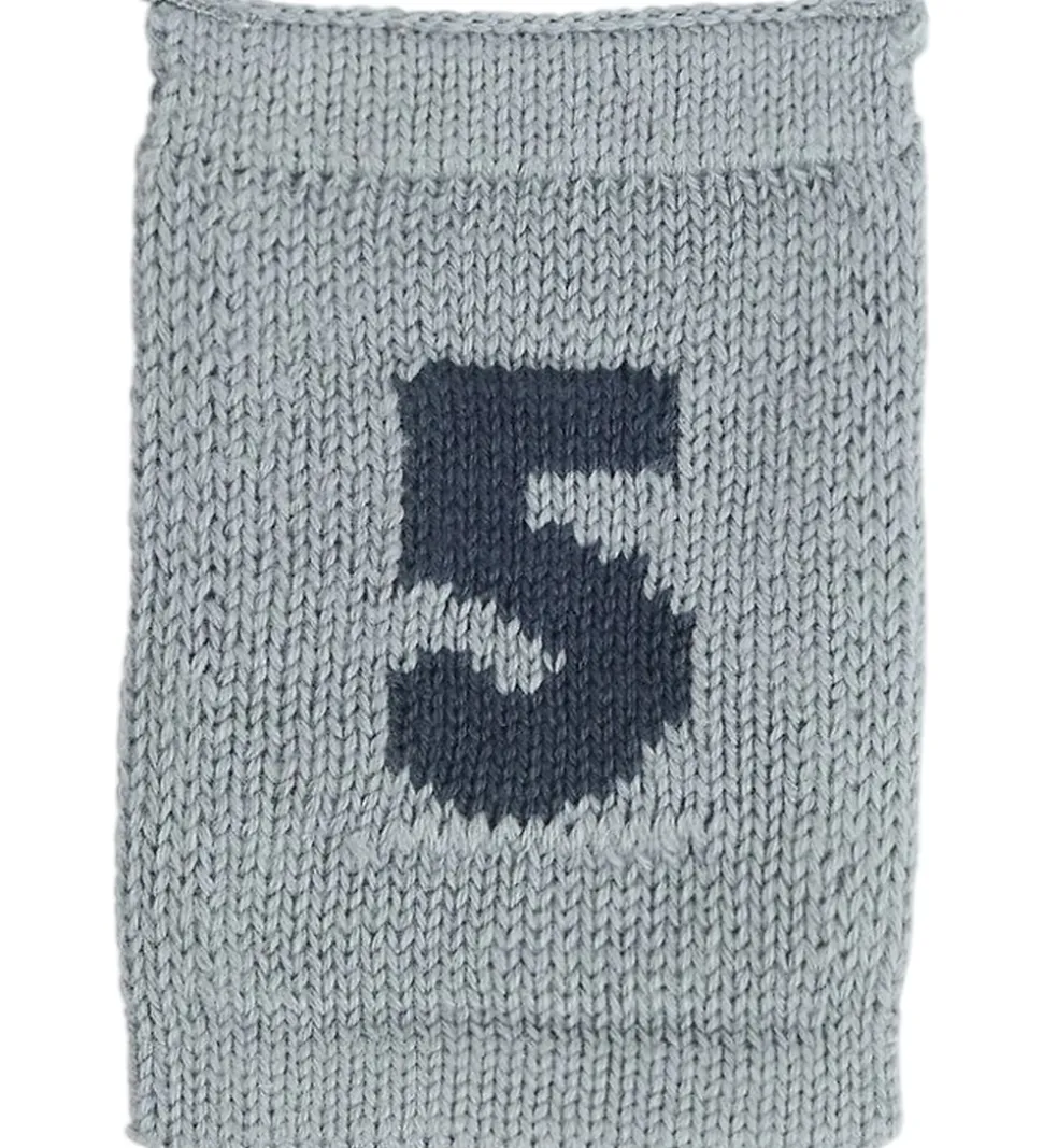 Smallstuff Strikket Flag - 5 - Blå Tal