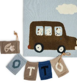 Smallstuff Strikket Flag - Ræv - Natur Motiv