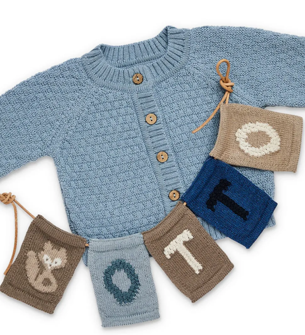 Smallstuff Strikket Flag - Ræv - Natur Motiv