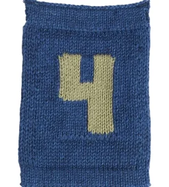 Smallstuff Strikket Flag - 4 - Blå Tal