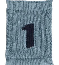 Smallstuff Strikket Flag - 1 - Blå Tal