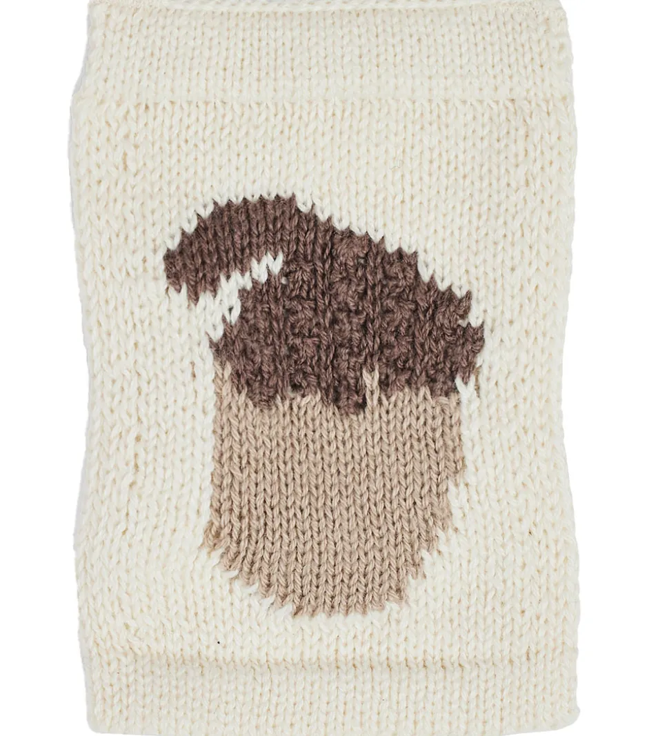 Smallstuff Strikket Flag - Nød - Natur Motiv