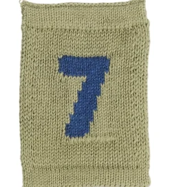 Smallstuff Strikket Flag - 7 - Blå Tal