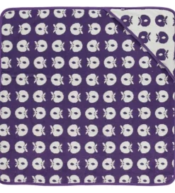 Småfolk Babyhåndklæde - 70x70 - Purple Heart