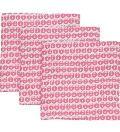 Småfolk Stofbleer - 3-pak - 79x79 - Carmine