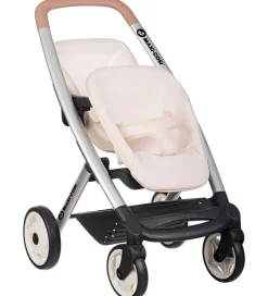 Smoby Tvillingeklapvogn Til Dukker - Maxi-Cosi - Beige