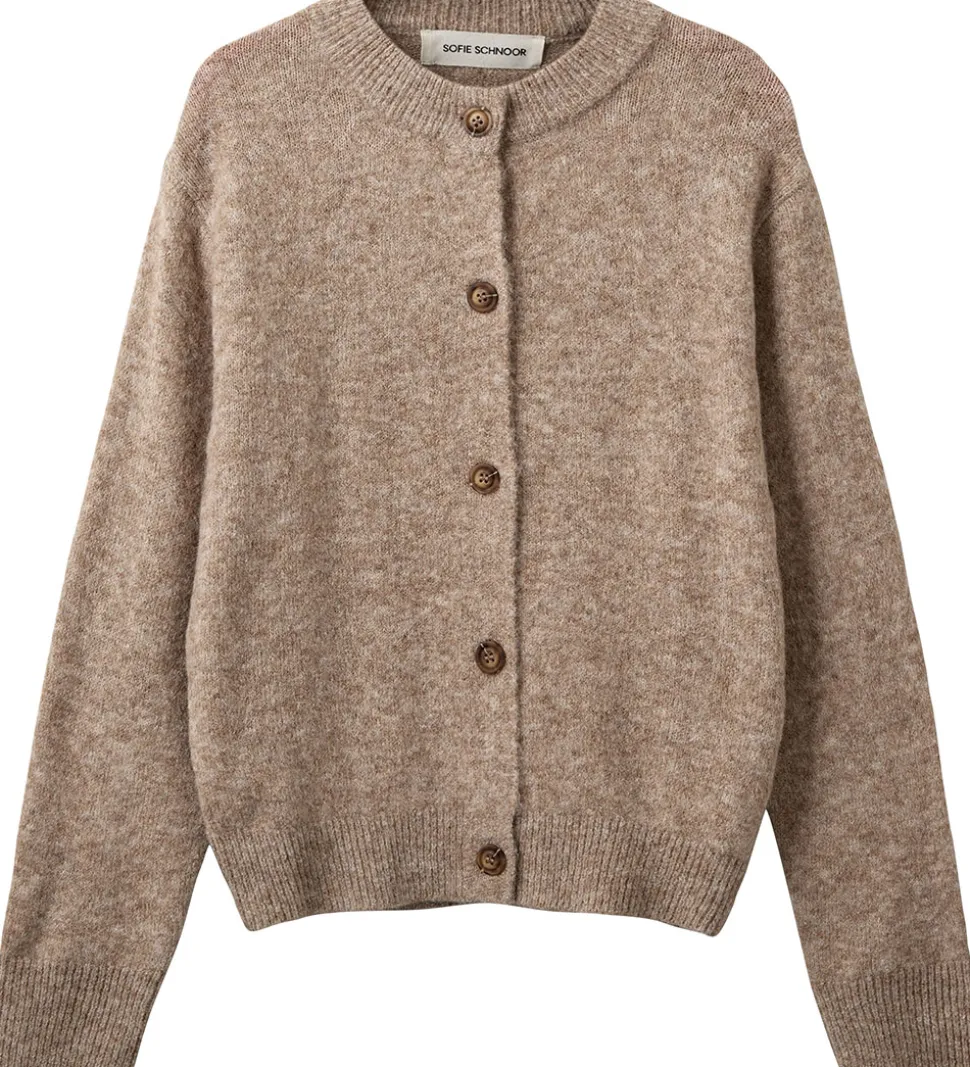 Sofie Schnoor Cardigan - Strik - MauraSY - Deer Melange