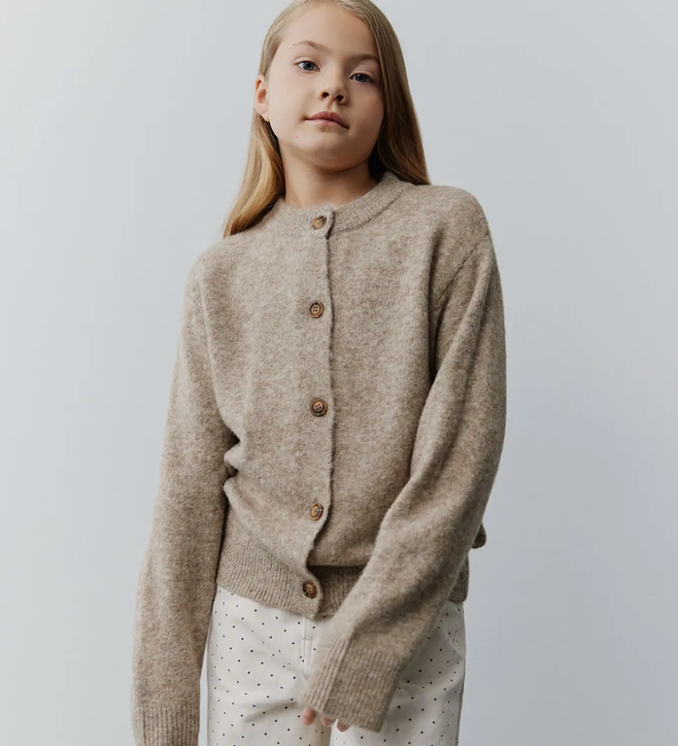 Sofie Schnoor Cardigan - Strik - MauraSY - Deer Melange