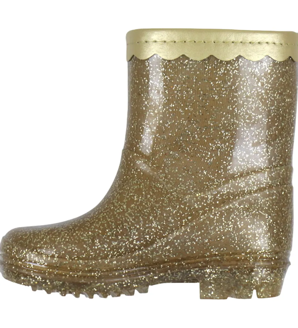 Sofie Schnoor Gummistøvler m. For - Champagne m. Glimmer