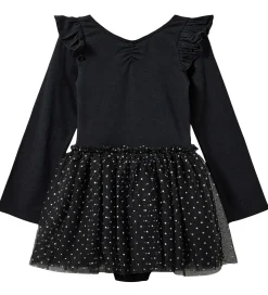 Sofie Schnoor Gymnastikdragt - Tyl - Sort m. Prikker