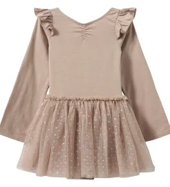 Sofie Schnoor Gymnastikdragt - Tyl - Old Rose m. Prikker