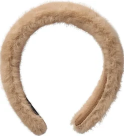 Sofie Schnoor Hårbøjle - Imiteret Pels - Chloesy - Beige