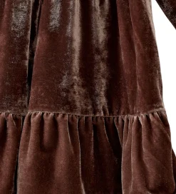 Sofie Schnoor Kjole - Velour - SelineSB - Brun