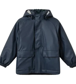 Sofie Schnoor Regnjakke m. Vattering - PU - BillieSK - Dark Blue