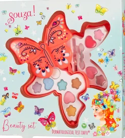 Souza Sminkesæt - Øjenskygge/Lipgloss - Butterfly