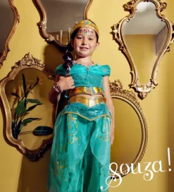 Souza Udklædning - Prinsesse - Amira - Turkis