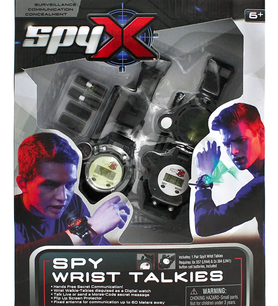 SpyX Walkie Talkies - Wrist - Sort