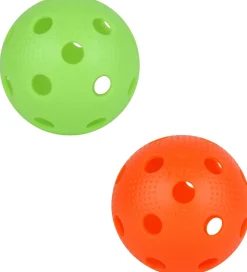 Stiga Bolde - Floorball - 2-pak - Orange/Limegrøn
