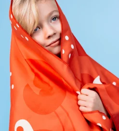 Swim Essentials Håndklæde - Microfiber - 135x65 cm - Red Crab