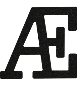 That's Mine Bogstav - Æ - Sort Glimmer