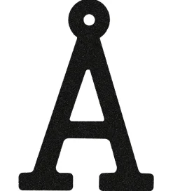 That's Mine Bogstav - Å - Sort Glimmer