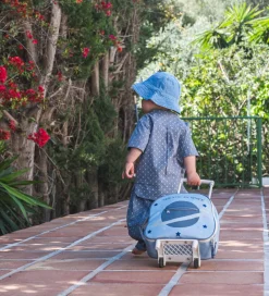 That's Mine Rejsekuffert - Tris - Blå m. Glitter Space