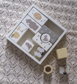 That's Mine Tæppe - Kala Knitted - 85x85 cm - Peyote