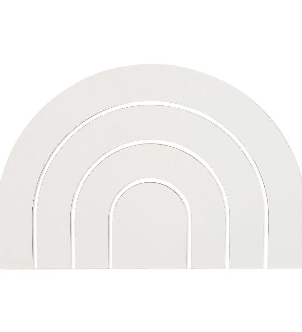 That's Mine Vægdekoration - Regnbue - 17x27 - Hvid