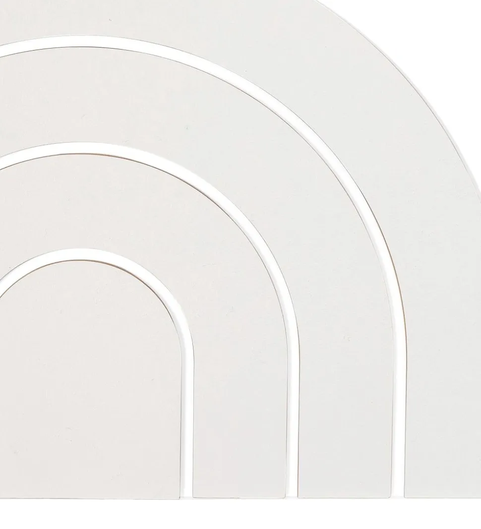 That's Mine Vægdekoration - Regnbue - 17x27 - Hvid