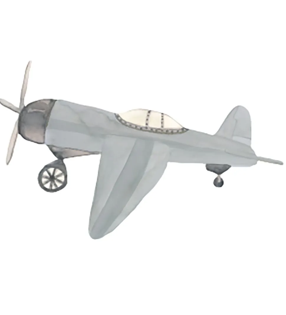 That's Mine Wallsticker - Retro Flyvemaskine