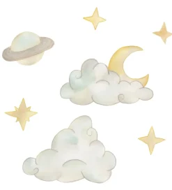 That's Mine Wallsticker - Wall Stories - Saturn Sky