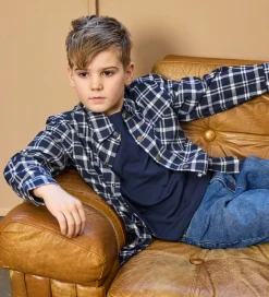 The New Skjorte - TnRonan - Navy Blazer Check