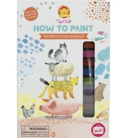 Tiger Tribe Farvesæt - How To Paint - Watercolour Animals