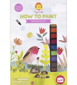 Tiger Tribe Farvesæt How To Paint - Watercolour