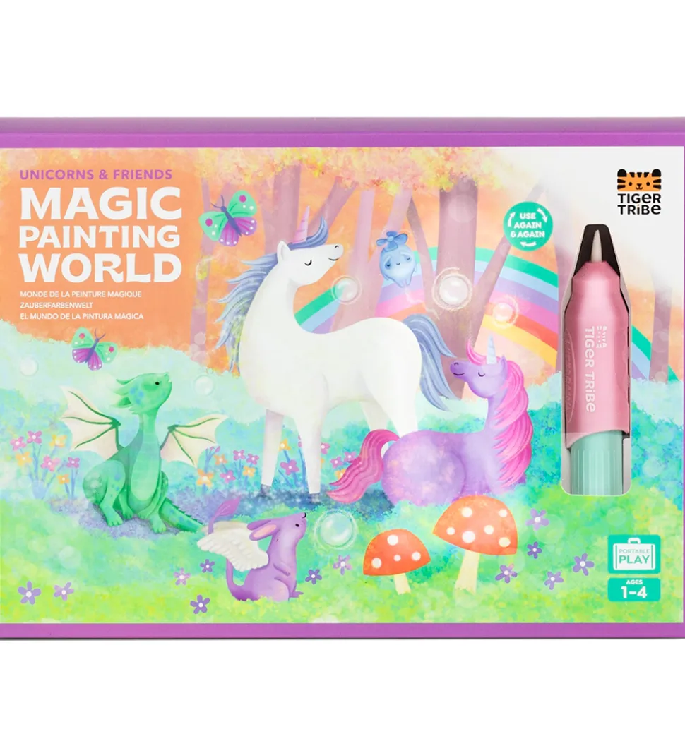 Tiger Tribe Farvesæt - Magic Painting World - Unicorns & Friends