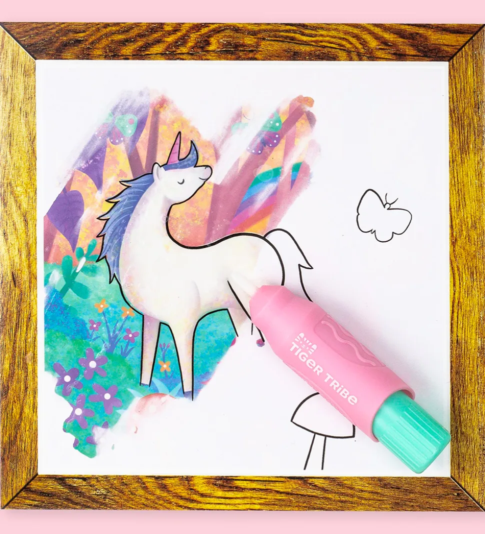 Tiger Tribe Farvesæt - Magic Painting World - Unicorns & Friends