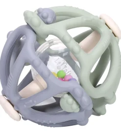 Tiny Tot Bidelegetøj m. Rangle - Sage/Blå