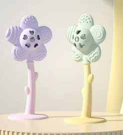 Tiny Tot Bidering - Flower - Lille/Pink