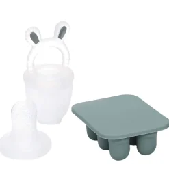 Tiny Tot Food Feeder m. Mini Fryseform - Smokey Green