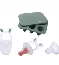 Tiny Tot Food Feeder m. Mini Fryseform - Smokey Green