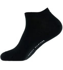 Tommy Hilfiger Ankelstrømper - 2-pak - Sort m. Blå