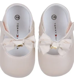 Tommy Hilfiger Ballerina Hjemmesko - Nude/Sløjfe