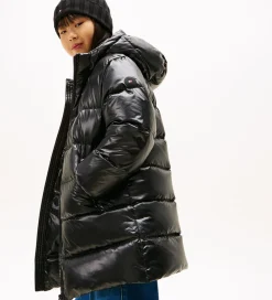 Tommy Hilfiger Dunfrakke - Long - Black