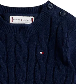 Tommy Hilfiger Heldragt - Strik - Cable - Dark Night Navy