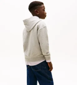 Tommy Hilfiger Hættetrøje - Mid Grey/Heather Grey