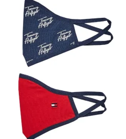 Tommy Hilfiger Mundbind - 2-pak - Navy/Rød