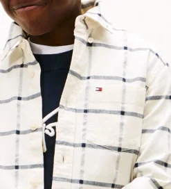 Tommy Hilfiger Skjorte - Window Pane Check - Hvidternet