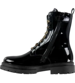 Tommy Hilfiger Støvler - Lace-Up - Sort