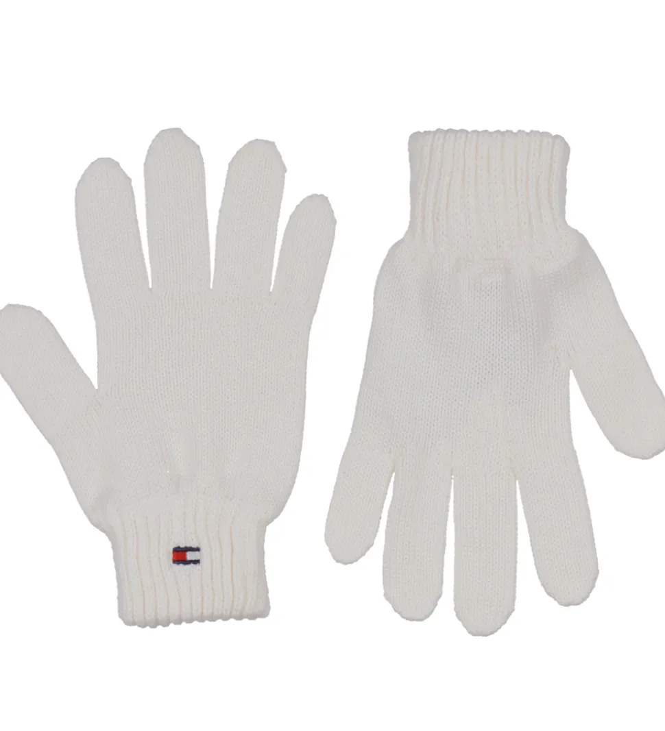 TommyHilfiger Handsker - Strik - Ancient White